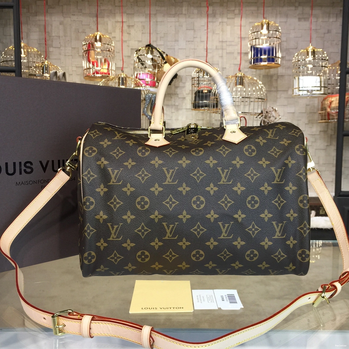 Rep ladies SPEEDY BANDOULIERE LOUIS VUITTON 35 0721